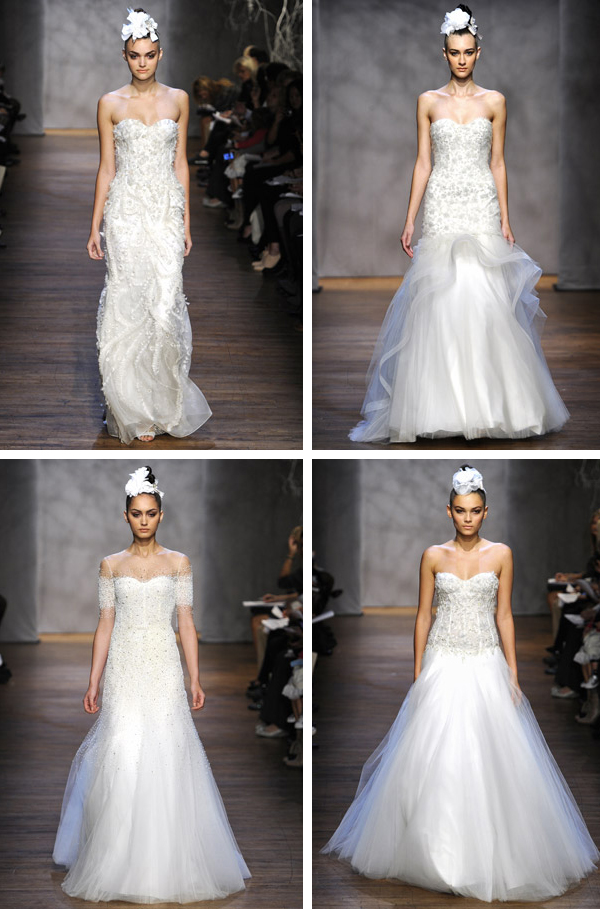 Monique Lhuillier Fall 2011 Bridal Collection Ivy Aster