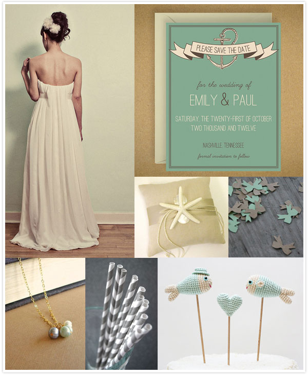 I believe that your beach themed wedding can be gorgeous and romantic just